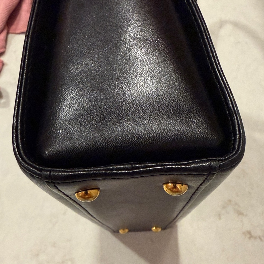 EUC - Givenchy Black and Gold Leather Purse - Picture 4 of 10